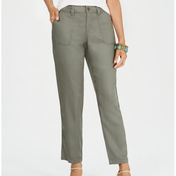 tapered utility trousers